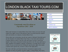 Tablet Screenshot of londonblacktaxitours.com